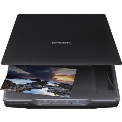 Scanner plat EPSON Perfection V39II A4 - Noir - 4800 ppp - USB 2.0
