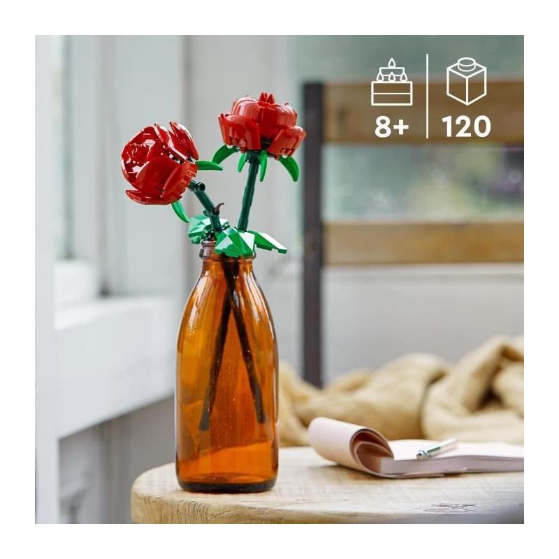 LEGO 40460 Creator Les Roses - Set de Fleurs Artificielles Déco, 8+ ans