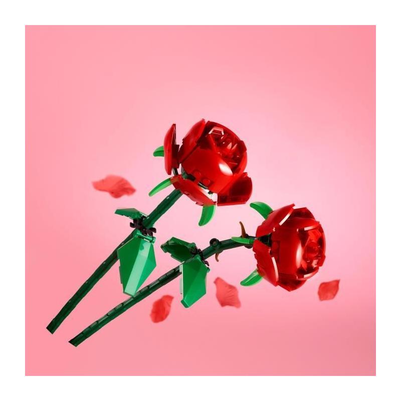 LEGO 40460 Creator Les Roses - Set de Fleurs Artificielles Déco, 8+ ans