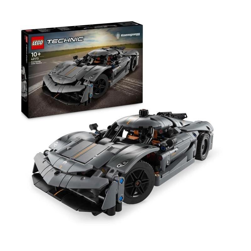 Assemblez la LEGO Technic 42173 Hypercar Koenigsegg Jesko Absolut Grise en un clin d'œil!