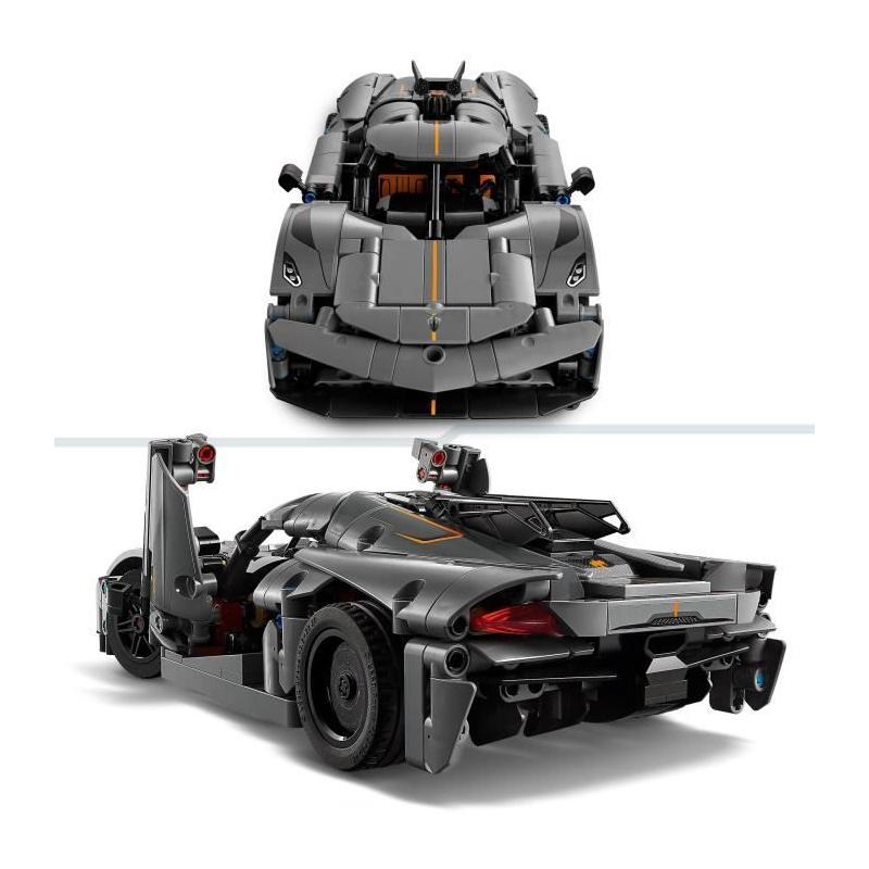 Assemblez la LEGO Technic 42173 Hypercar Koenigsegg Jesko Absolut Grise en un clin d'œil!