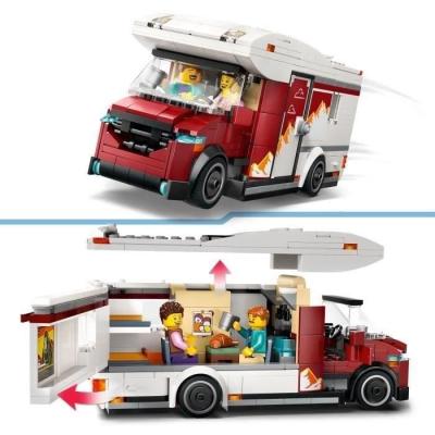 LEGO City 60454 Le camping-car d'aventures - Jeu de construction excitant
