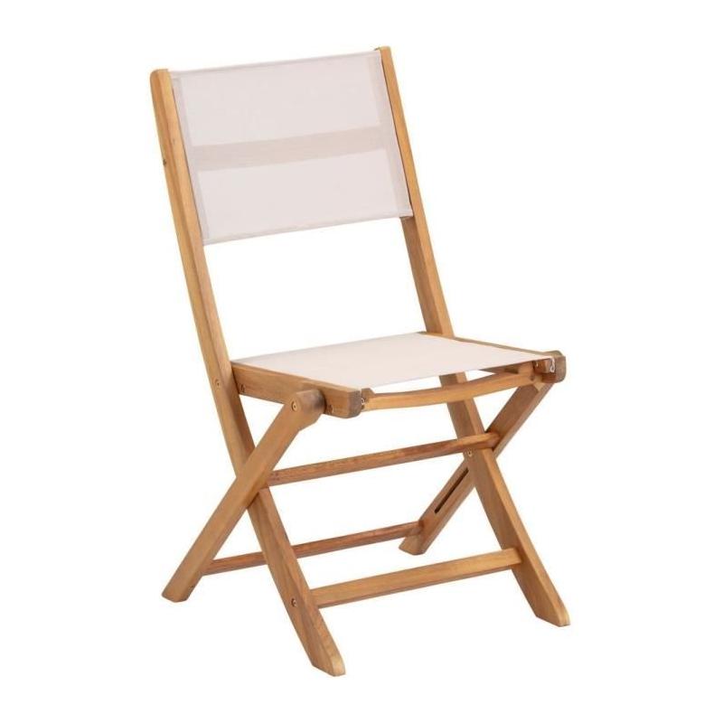 Ensemble repas de jardin en bois d'eucalyptus FSC - BANGGI - 4 personnes Livraison: 154 x 93 x 55 cm