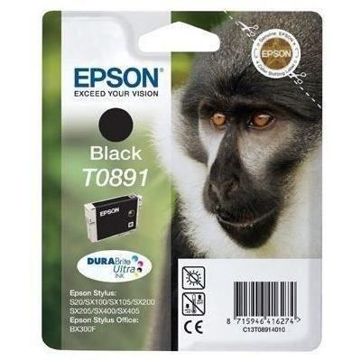 Cartouche d'encre EPSON T0891 Noir - Singe (C13T08914011) 