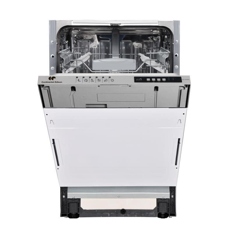 Lave-vaisselle encastrable 10 couverts Continental Edison - Blanc