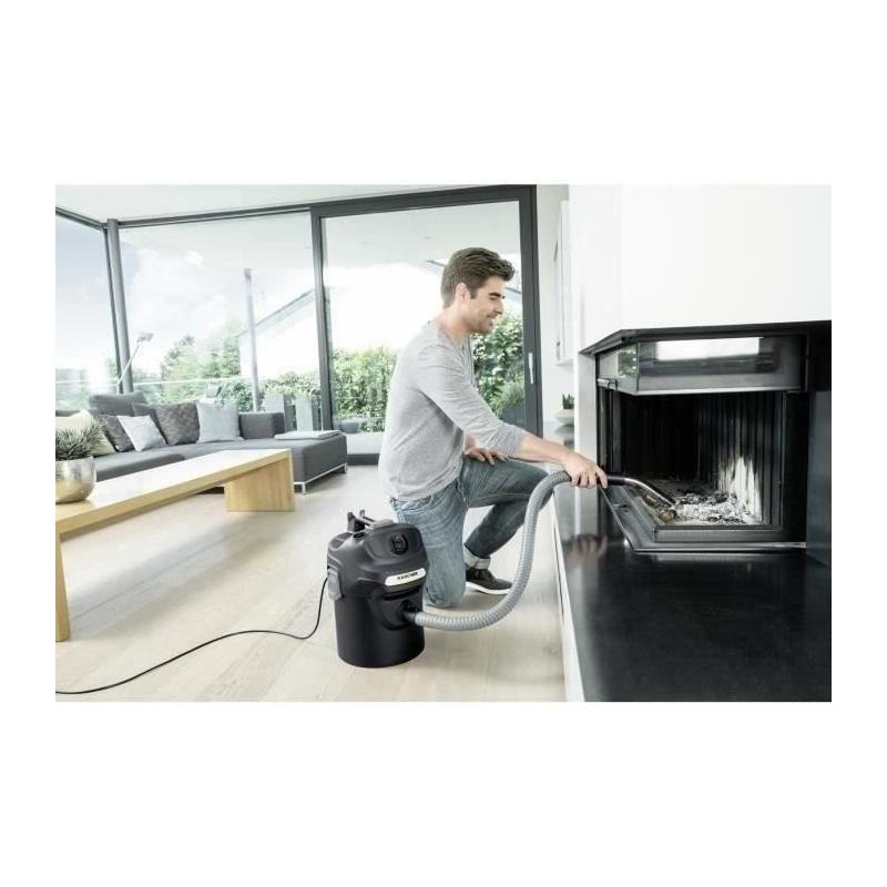 Aspirateur cendres Karcher AD 2 - Cuve Métal 14 L - 600W