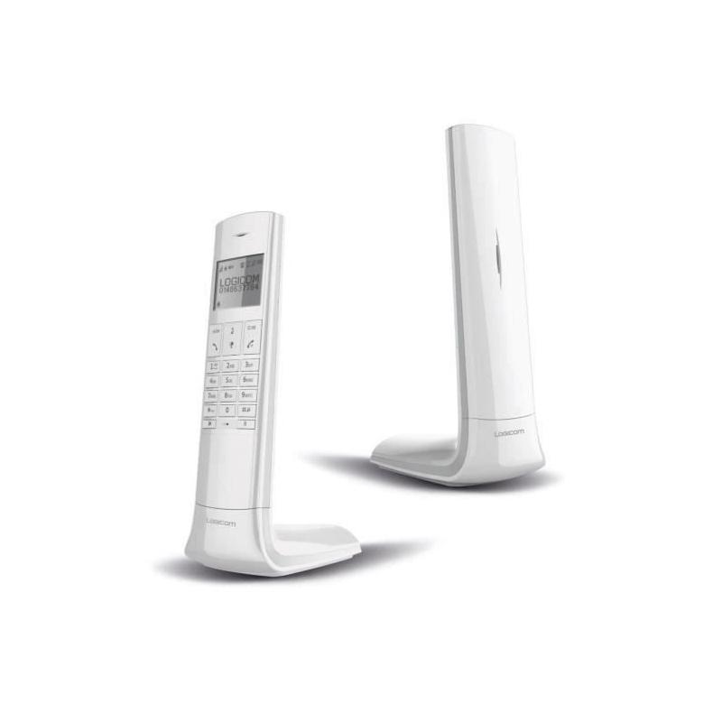 Téléphone Sans Fil Logicom Luxia 150 Solo Blanc Gris