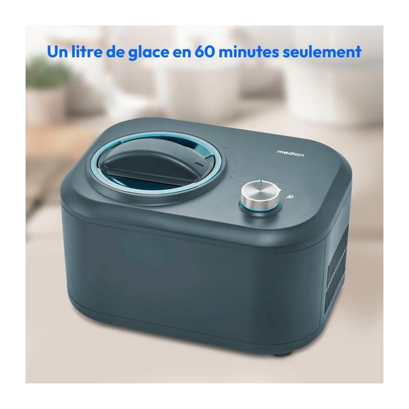 Machine à glace compacte avec compresseur - 1L