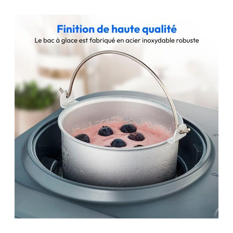 Machine à glace compacte avec compresseur - 1L