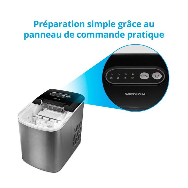Machine à glaçons MEDION (MD17739) - Glace rapide en 6-12 min