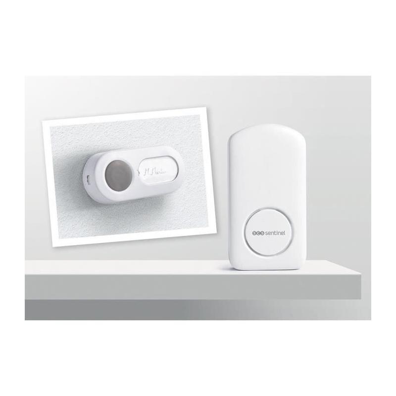 Sonnette sans fil OneBell 100 - SCS SENTINEL - 15 mélodies - IP55