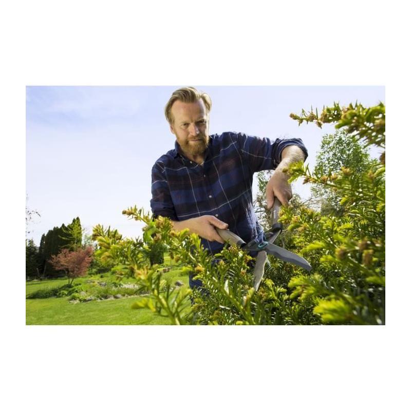 Cisaille à haies manche bois Gardena - Parfaite pour le jardin