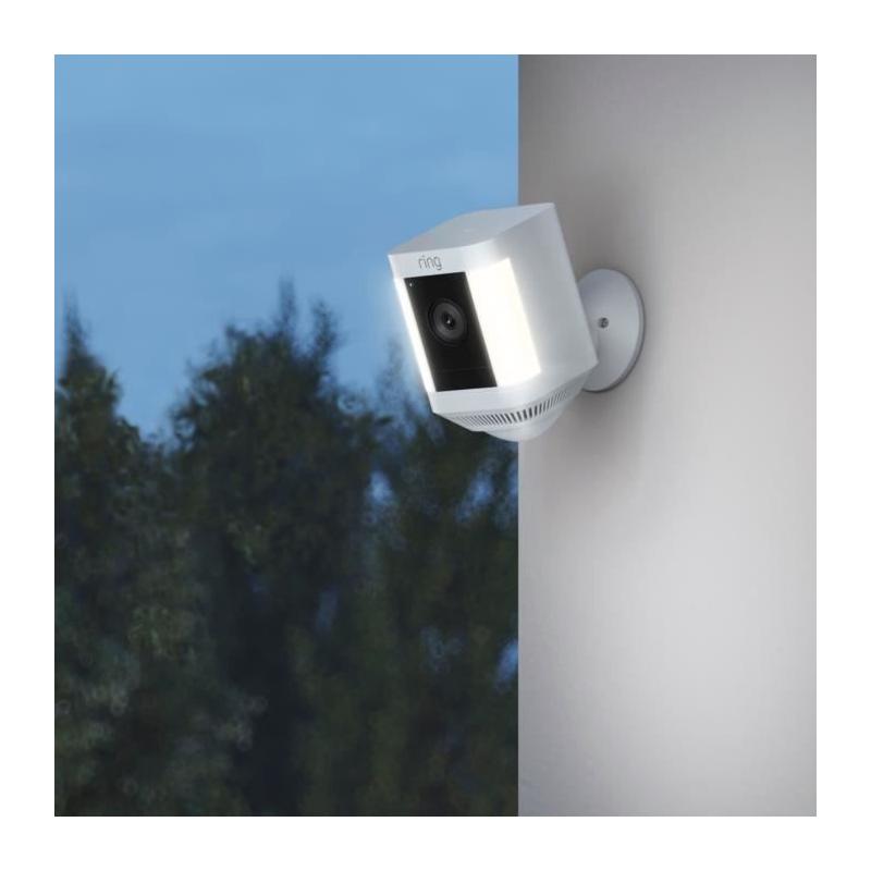 Caméra de Surveillance RING Spotlight Plus Batterie Blanc UE