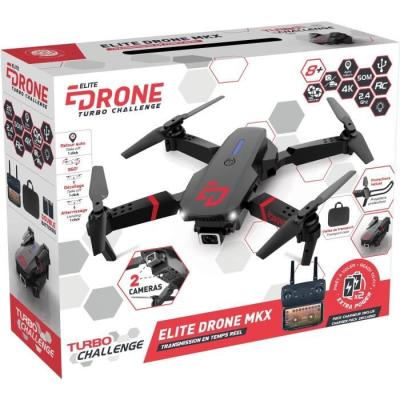 Drone RC 24 X 19 CM - 2 Caméras 4K - Télécommande Smartphone
