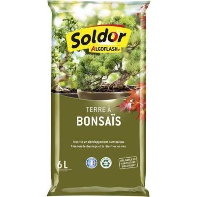 ALGOFLASH Terre à Bonsaïs 6 L - Idéal pour vos plantes en pot