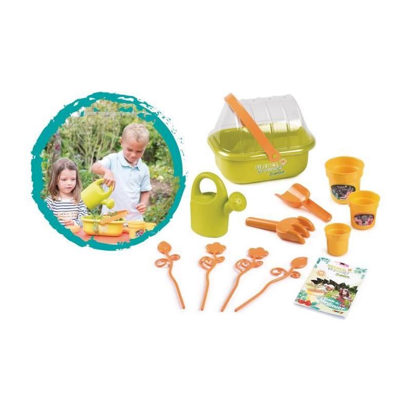 Mini serre française avec poignée et accessoires - JARDINAGE