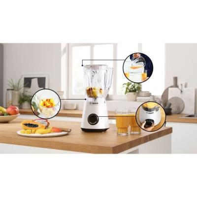 Blender VitaPower Bosch MMB6141W - 1200W - 2 vitesses - Bol 2L
