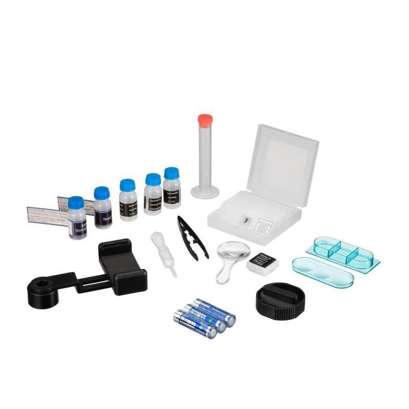 Microscope 40x-640x BRESSER JUNIOR LED Violet - Kit Expérimentation