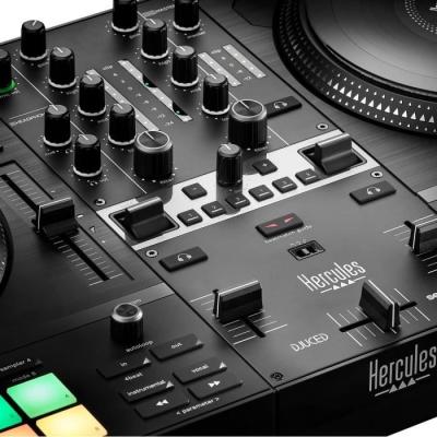 Contrôleur DJ motorisé HERCULES DJCONTROL INPULSE T7 - Platines noires