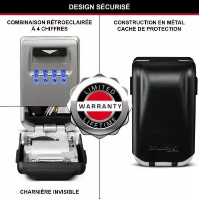 Boîte à clés Masterlock 5425EURD Format M - Sécurité Compacte