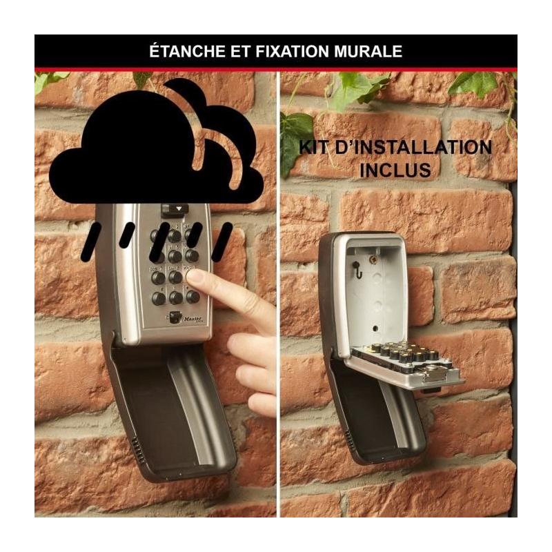 Armoire de sécurité Masterlock Boîte à clés 5423EURD - Format L