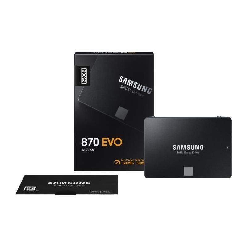 SSD Interne SAMSUNG 870 EVO 1 To - Performances exceptionnelles