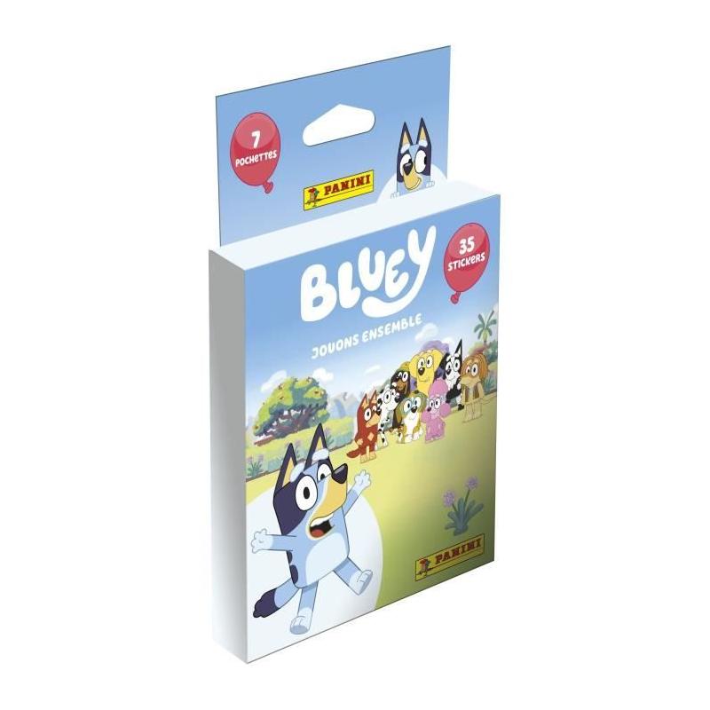 Stickers PANINI Bluey 2 - Blister 7 pochettes - Collection de cartes