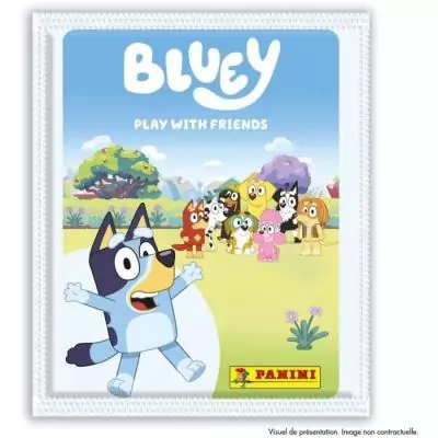 Stickers PANINI Bluey 2 - Blister 7 pochettes - Collection de cartes