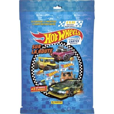 Pack de démarrage - PANINI - Hot Wheels TC - Classeur + 2 pochettes + 1 carte EL - 12 stickers