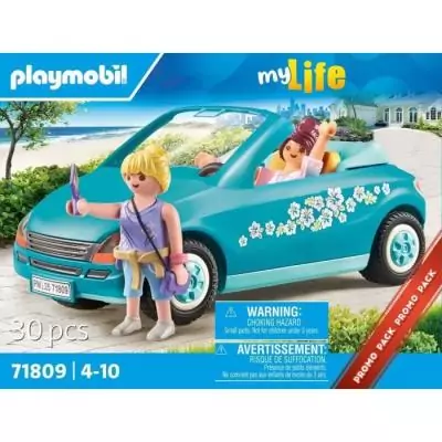 Voiture décapotable PLAYMOBIL 71809 pour filles avec accessoires