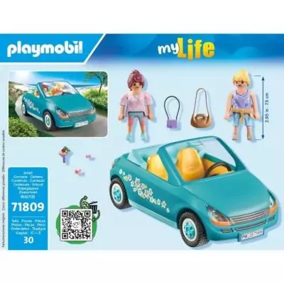 Voiture décapotable PLAYMOBIL 71809 pour filles avec accessoires