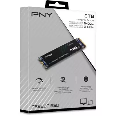 PNY CS2230 SSD Interne - 2 To, Dimensions Compactes (30x26x2 cm)