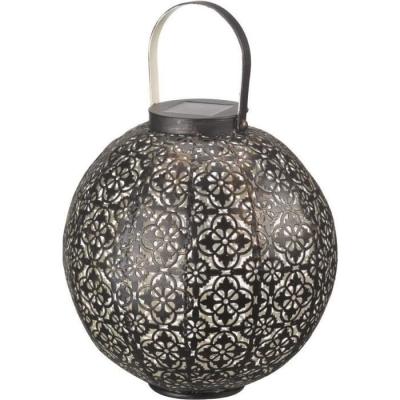 Lanterne solaire Damasque en métal ajouré - Ambiance orientale