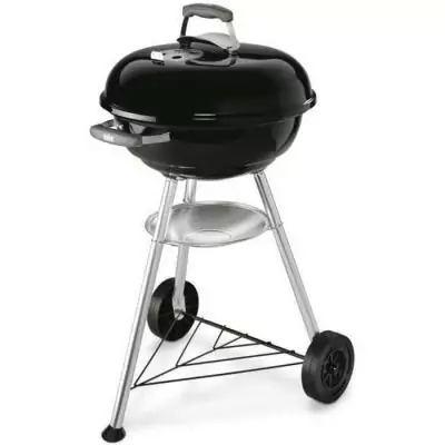 Barbecue Weber COMPACT KETTLE 47 CM NOIR - Prêt pour griller!