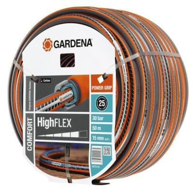 Tuyau d'arrosage Comfort HighFlex GARDENA 50m Ø15mm - Anti noeud - Garantie 20 ans