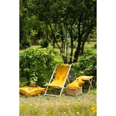 Chilienne agrafée JARDIN PRIVE Cumin - Confort et style pour vos moments de détente!