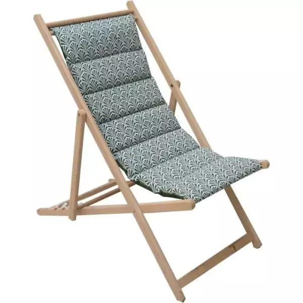 JARDIN PRIVE - Chilienne matelassée Norvege avocat - tissu traité déperlant