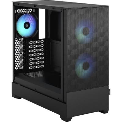 Boîtier PC FRACTAL DESIGN Pop Air RGB Black TG - Noir (FD-C-POR1A-06) - Dimensions compactes
