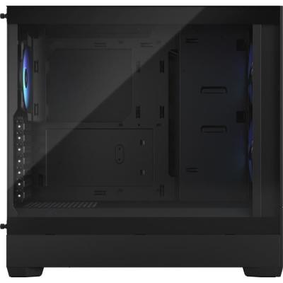 Boîtier PC FRACTAL DESIGN Pop Air RGB Black TG - Noir (FD-C-POR1A-06) - Dimensions compactes