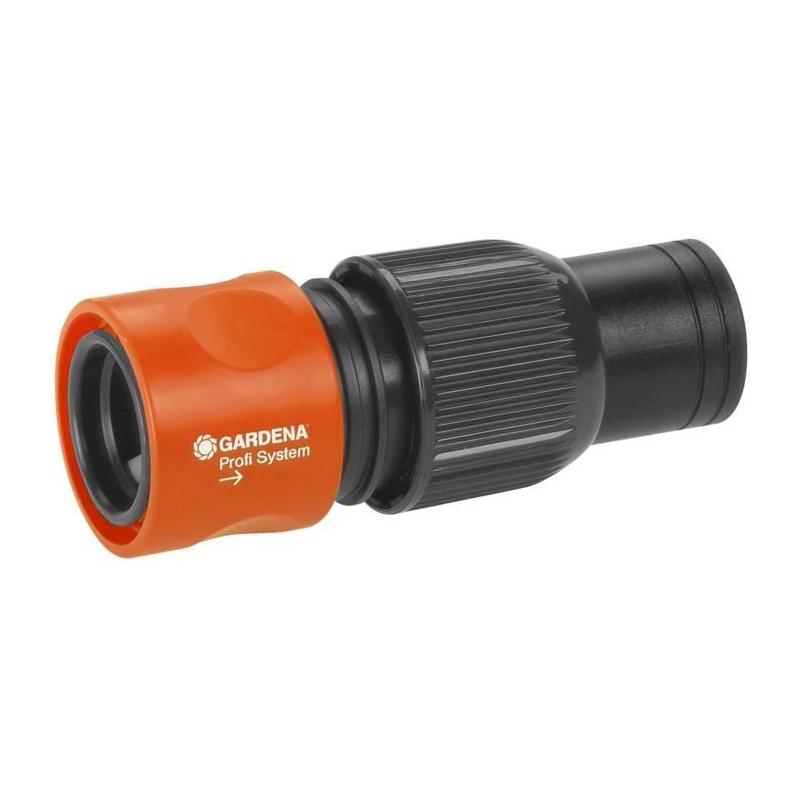 Raccord rapide grand débit GARDENA - Pour tuyaux de 19 mm