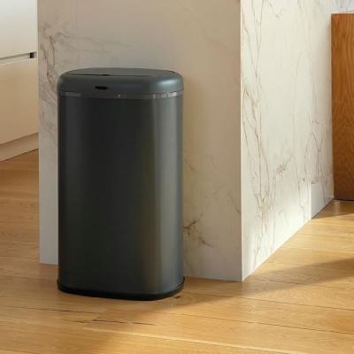 Poubelle Cuisine Automatique LOGAN 58L Inox Gris - Pratique et Moderne