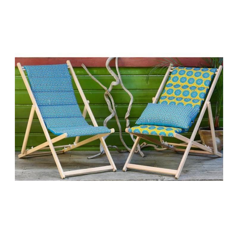 Chilienne matelassée Douala - Confortable et stylée en bleu canard
