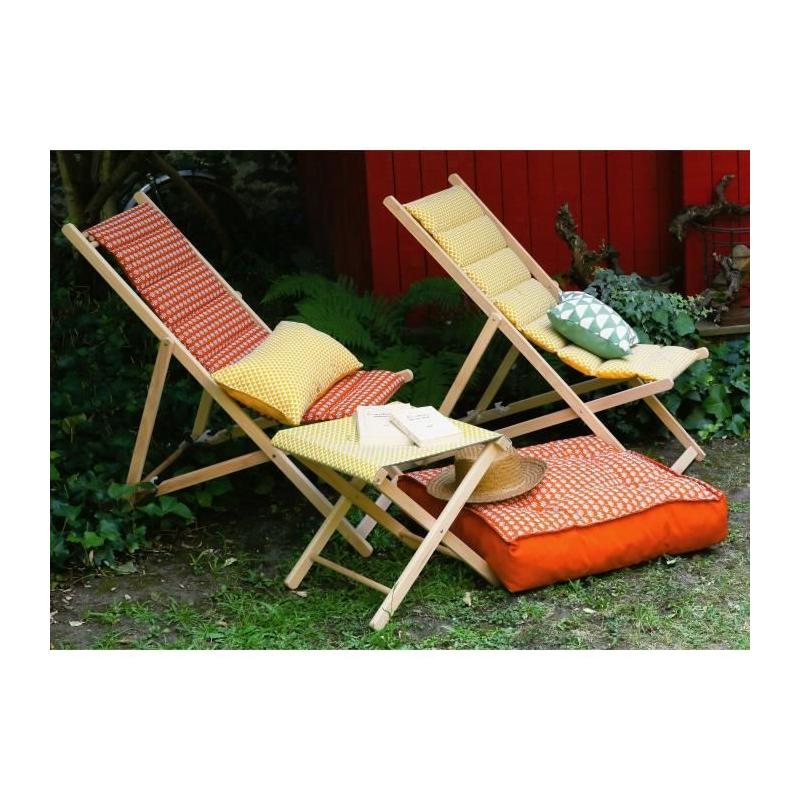 Chilienne matelassée en bois Helsinki poterie - Made in France