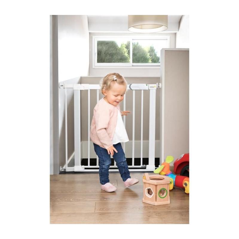 Barrière de sécurité Flat Step SAFETY 1ST - Blanc - 73 cm
