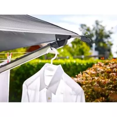Étendoir parapluie LinoProtect 400 - Séchage jardin facile - Étanche & durable