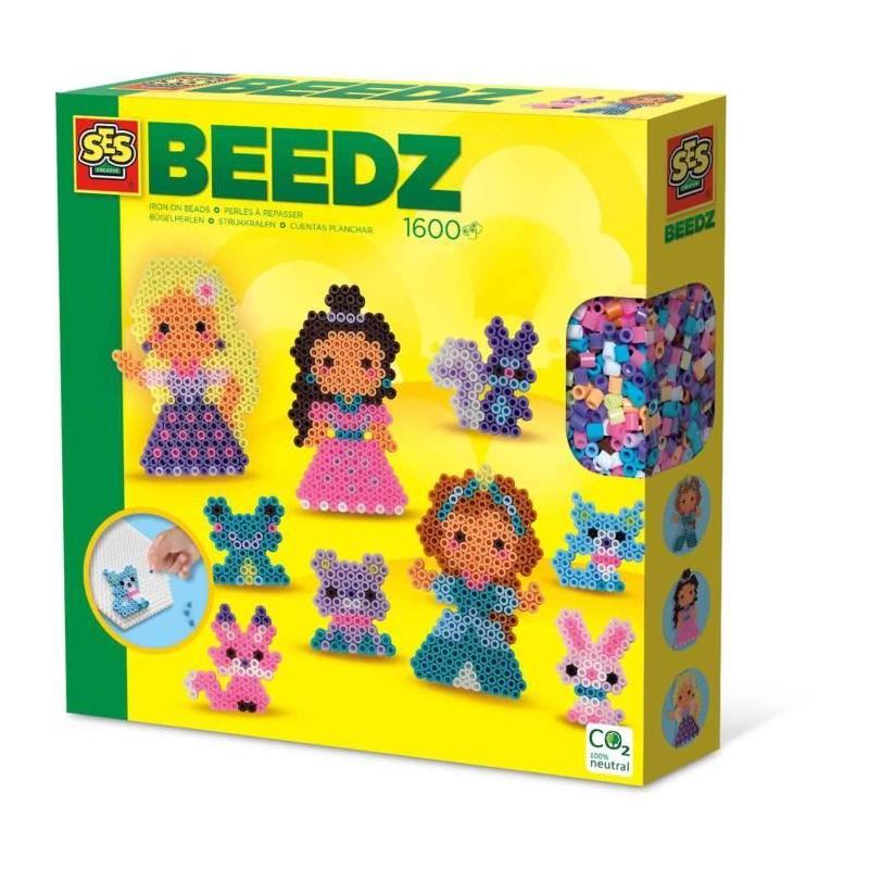 Créez des princesses et animaux avec les perles à repasser SES CREATIVE