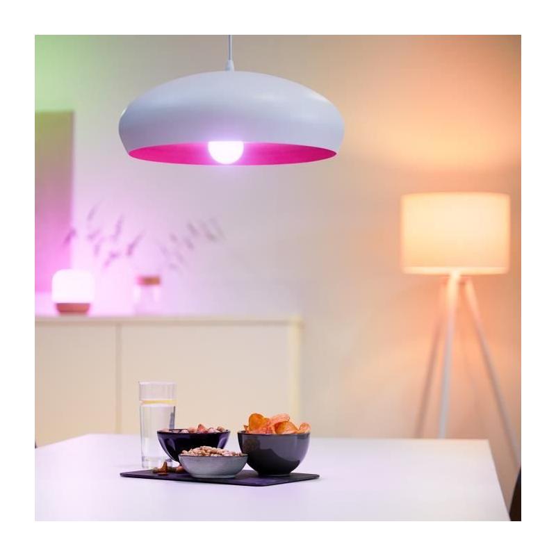 Ampoule connectée WiZ E27 60W: Couleur Intelligente | 8x14x8 cm