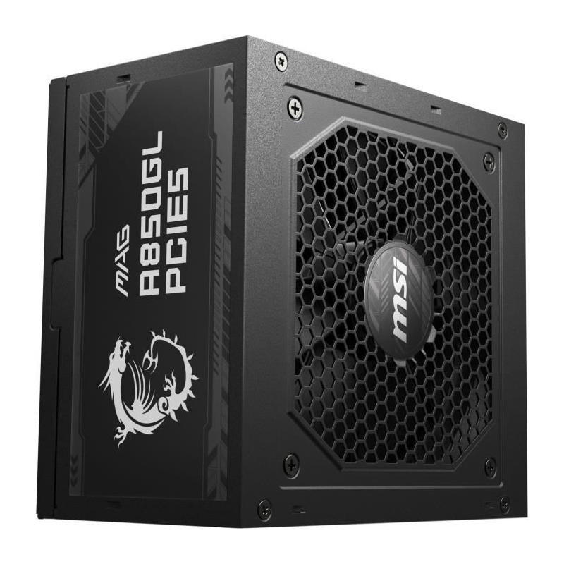 Alimentation PC MSI MAG A850GL - 850W 80+ Gold Modulaire