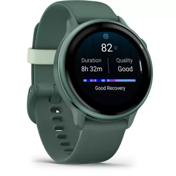 Montre connectée sport - GARMIN - Vivoactive 6 - Ecran AMOLED - GPS - Vert