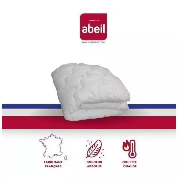 ABEIL Couette chaude Douceur Absolue 240x260 cm blanc